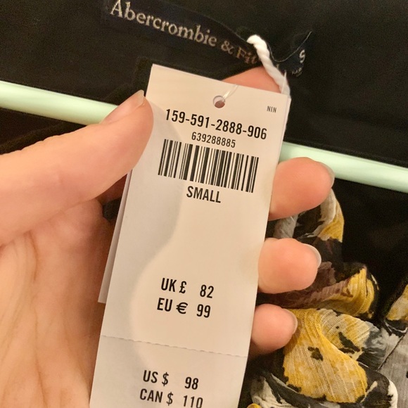 SOLD Abercrombie & Fitch Floral Midi Dress NWT - Picture 7 of 8